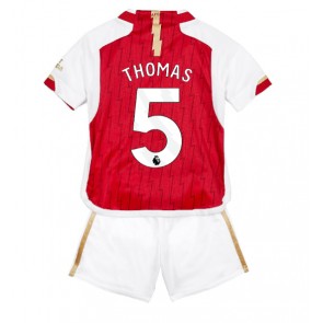 Arsenal Thomas Partey #5 Hemmakläder Barn 2023-24 Kortärmad (+ Korta byxor)